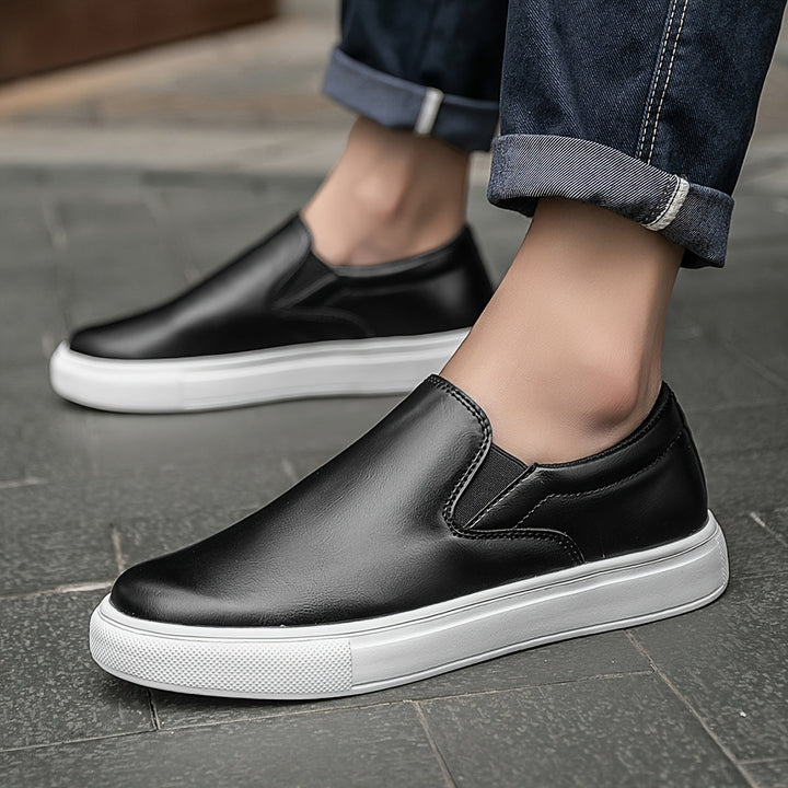 Chaussures homme Hamilton à enfiler vue de face, style décontracté et chic pour toutes occasions.