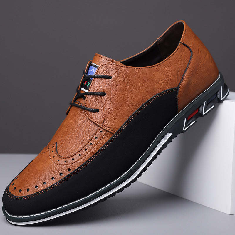 Chaussures homme confortables pour le quotidien, style urbain polyvalent avec lacets résistants.