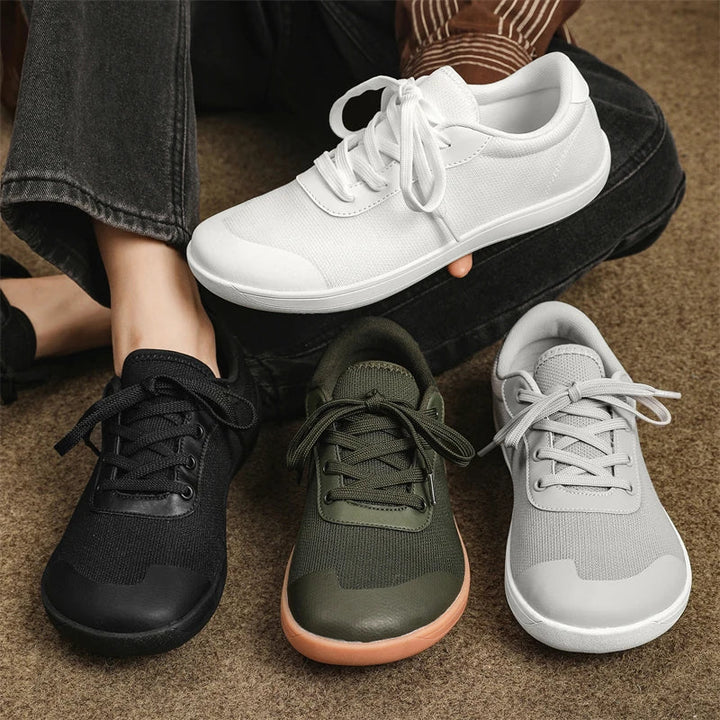 Chaussures minimalistes hommes pour sensation pieds nus, parfaites pour marche estivale légère et naturelle.