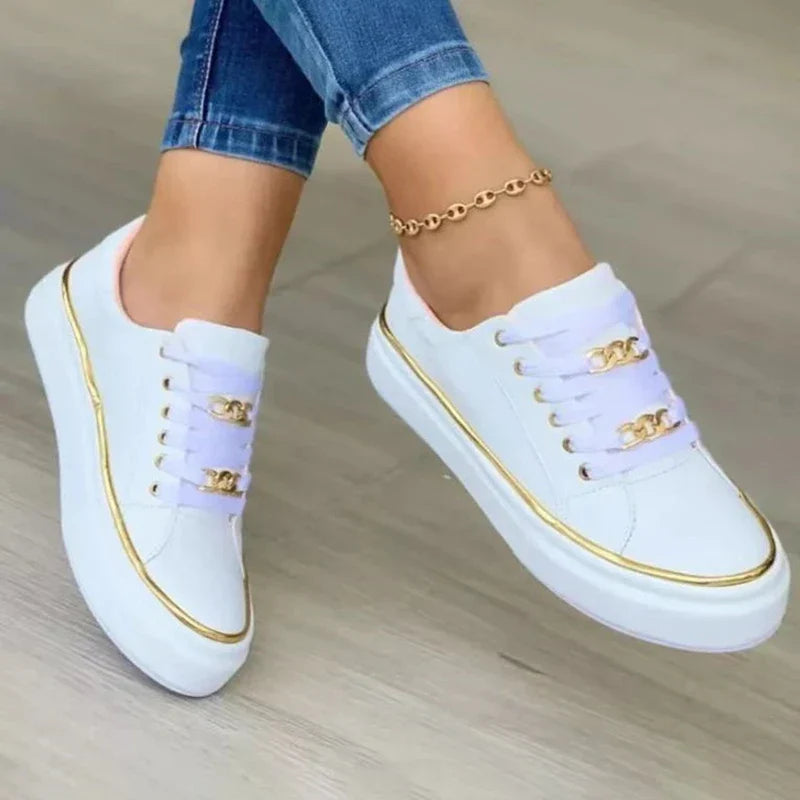 Élégantes chaussures Kate sneakers pour femmes, style polyvalent, alliant confort orthopédique et design moderne.