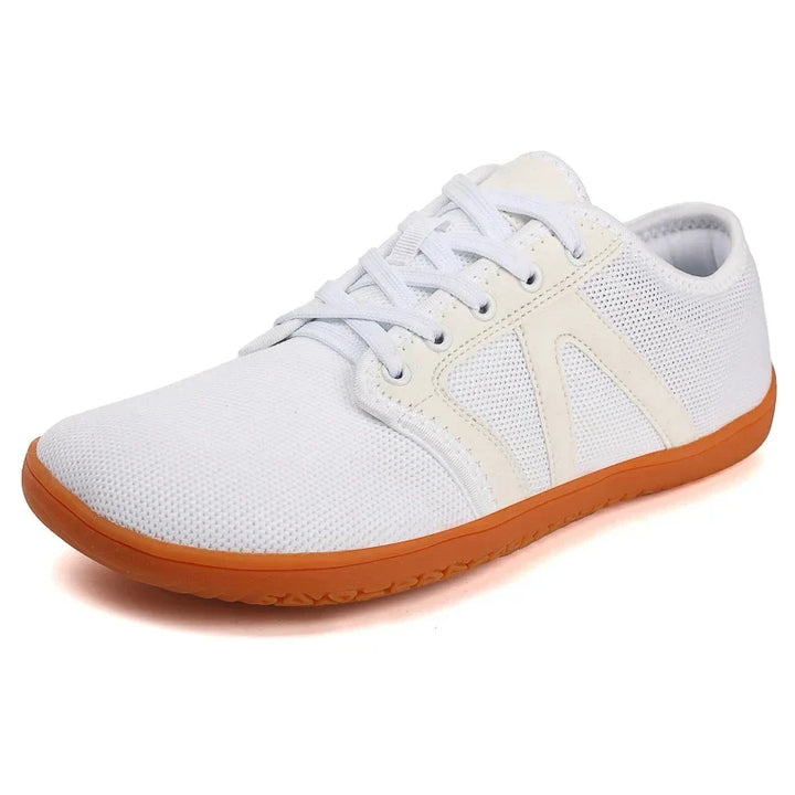 Chaussures minimalistes unisexes respirantes pour pieds larges, idéales marche et course, légères et flexibles.