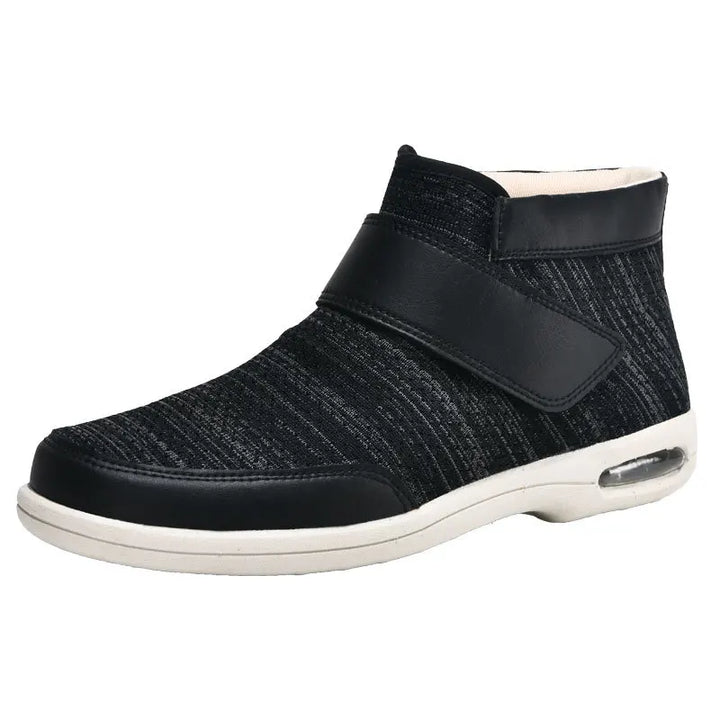 Chaussures orthopédiques unisexes offrant un soutien exceptionnel et un confort chaud pour les pieds douloureux et enflés.