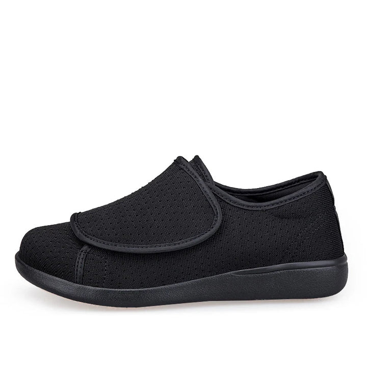 Chaussures orthopédiques légères et respirantes, larges, idéales pour un confort quotidien et le bien-être.