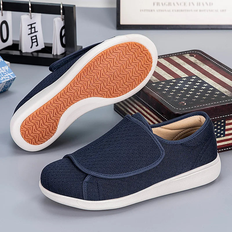 Chaussures décontractées à enfiler, larges, légères et respirantes, pour un soutien unisexe optimal.