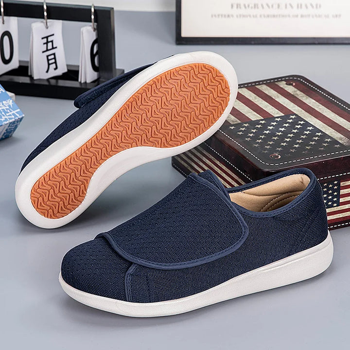 Chaussures décontractées à enfiler, larges, légères et respirantes, pour un soutien unisexe optimal.
