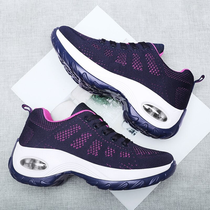 Modèle Neoli: chaussures orthopédiques aérées, pour femmes, confort durable.