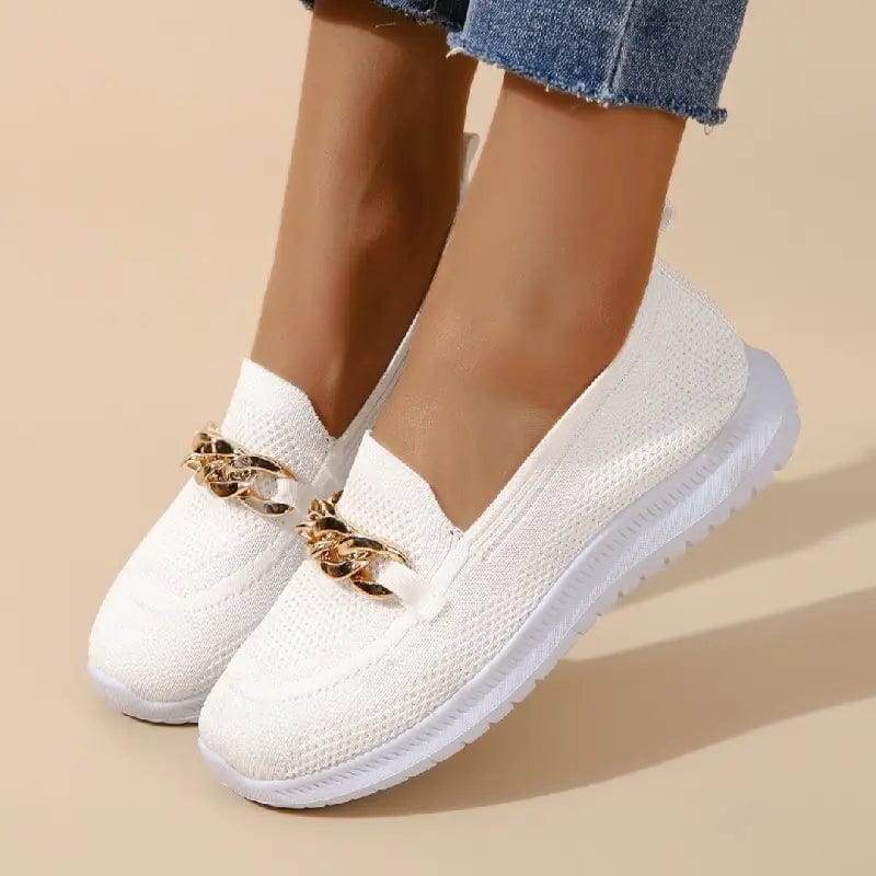 Vue latérale chaussures femme orthopédiques, maintien excellent, respirantes pour le bien-être.