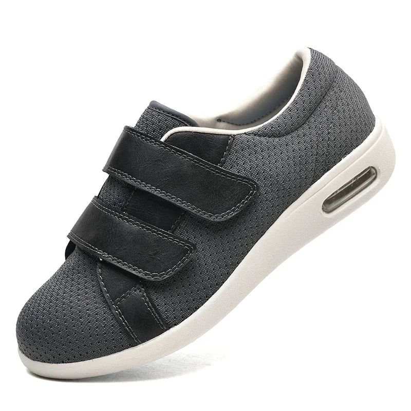 Chaussures orthopédiques unisexe, confort extrême, fermeture autoagrippante, anti-douleur et pour diabétiques.