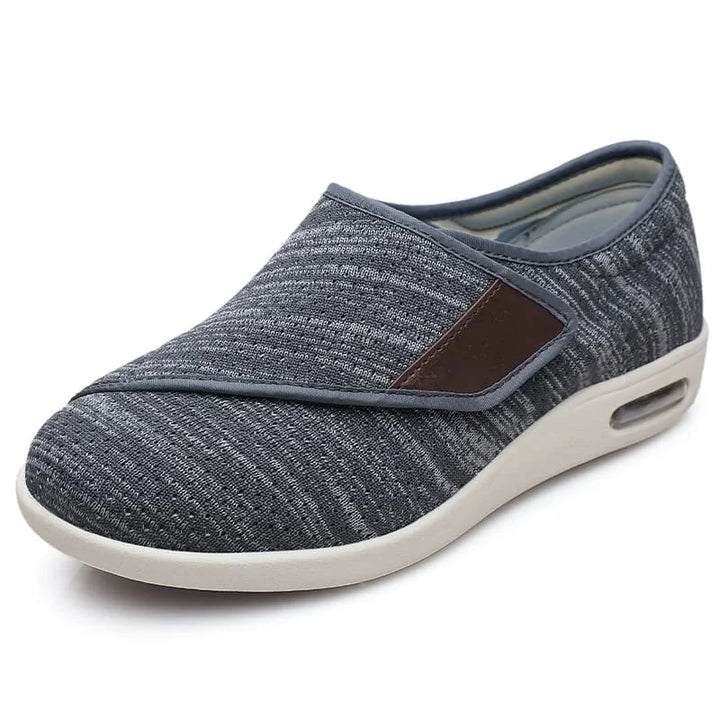 Chaussures confort optimal, respirantes, pour hommes et femmes, idéales pour diabétiques et pieds larges.