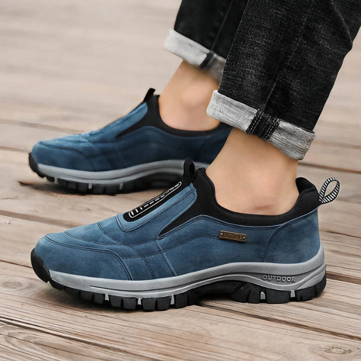 Chaussures orthopédiques homme, confort supérieur.  Maille respirante, maintien optimal.  Semelles antidérapantes.