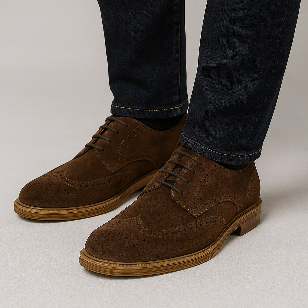 Chaussures Oxford classiques pour hommes, élégantes, idéales pour tenue habillée ou décontractée, style vintage.