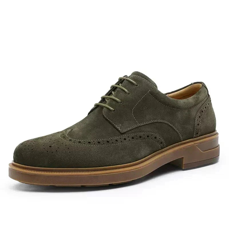 Oxford classiques en cuir véritable pour hommes, sophistication et confort, idéales pour un style habillé professionnel.
