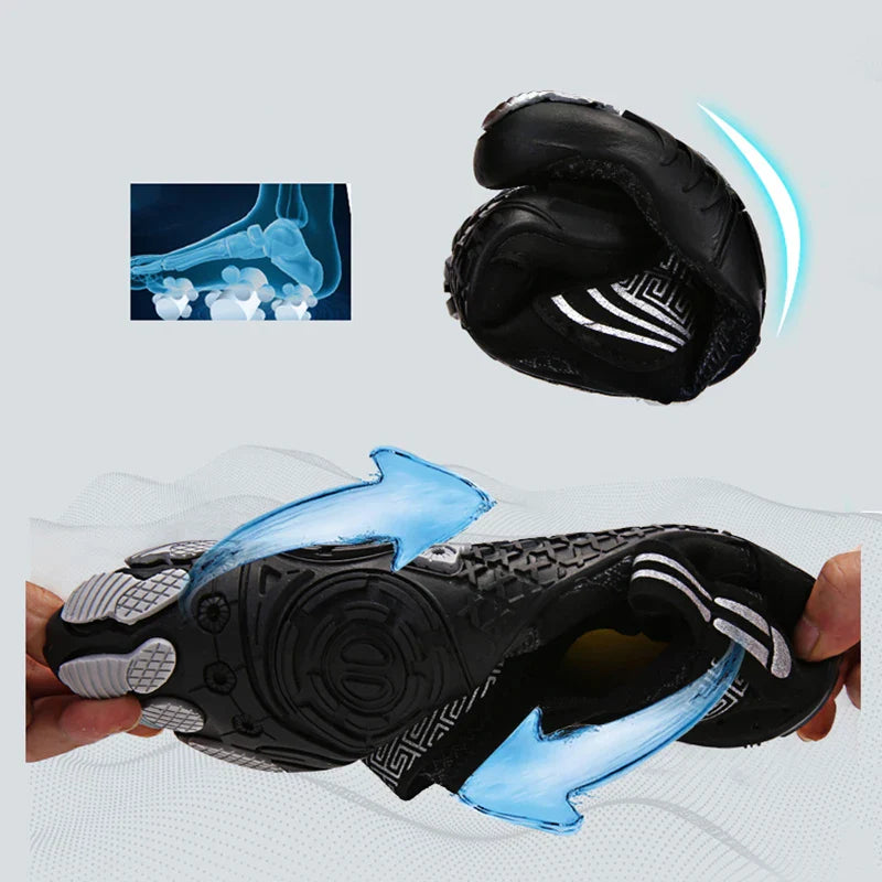 Chaussures pieds nus femmes, légères et élastiques, idéales pour la marche aquatique et le confort estival.