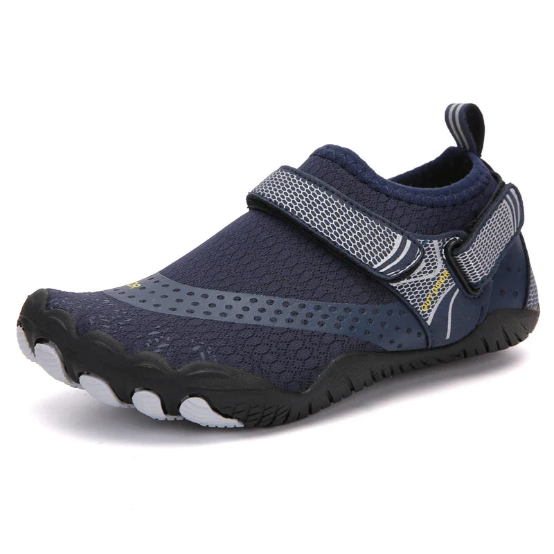 Chaussures aquatiques élastiques polyvalentes femmes et enfants, séchage rapide, grand confort.