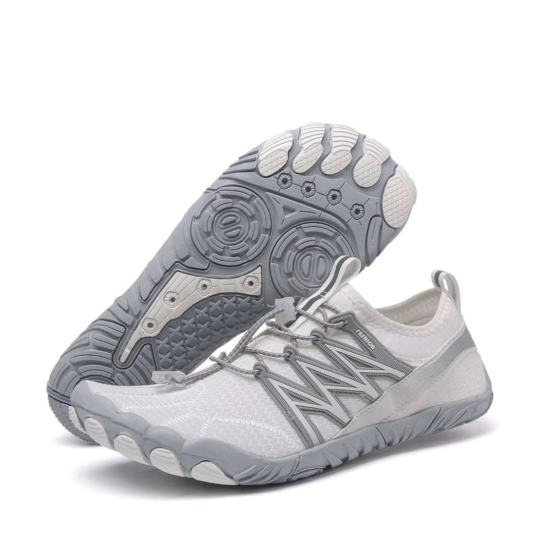 Chaussures barefoot pour femmes et hommes, améliorant la santé des pieds et la posture générale avec souplesse.