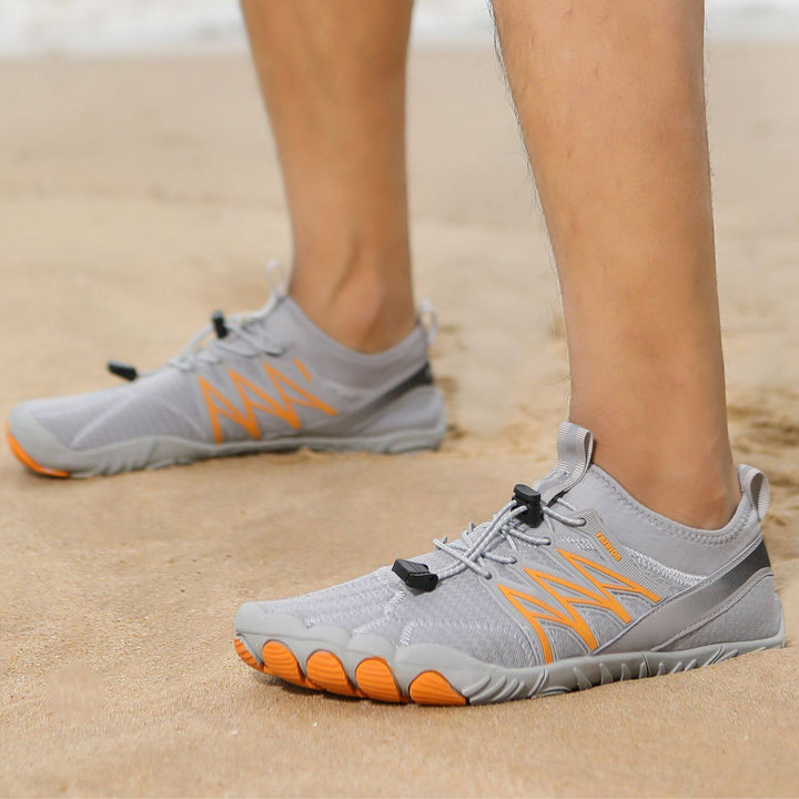 Chaussures pieds nus avec large espace pour orteils, unisexes, ultra-confortables pour le quotidien et la marche.