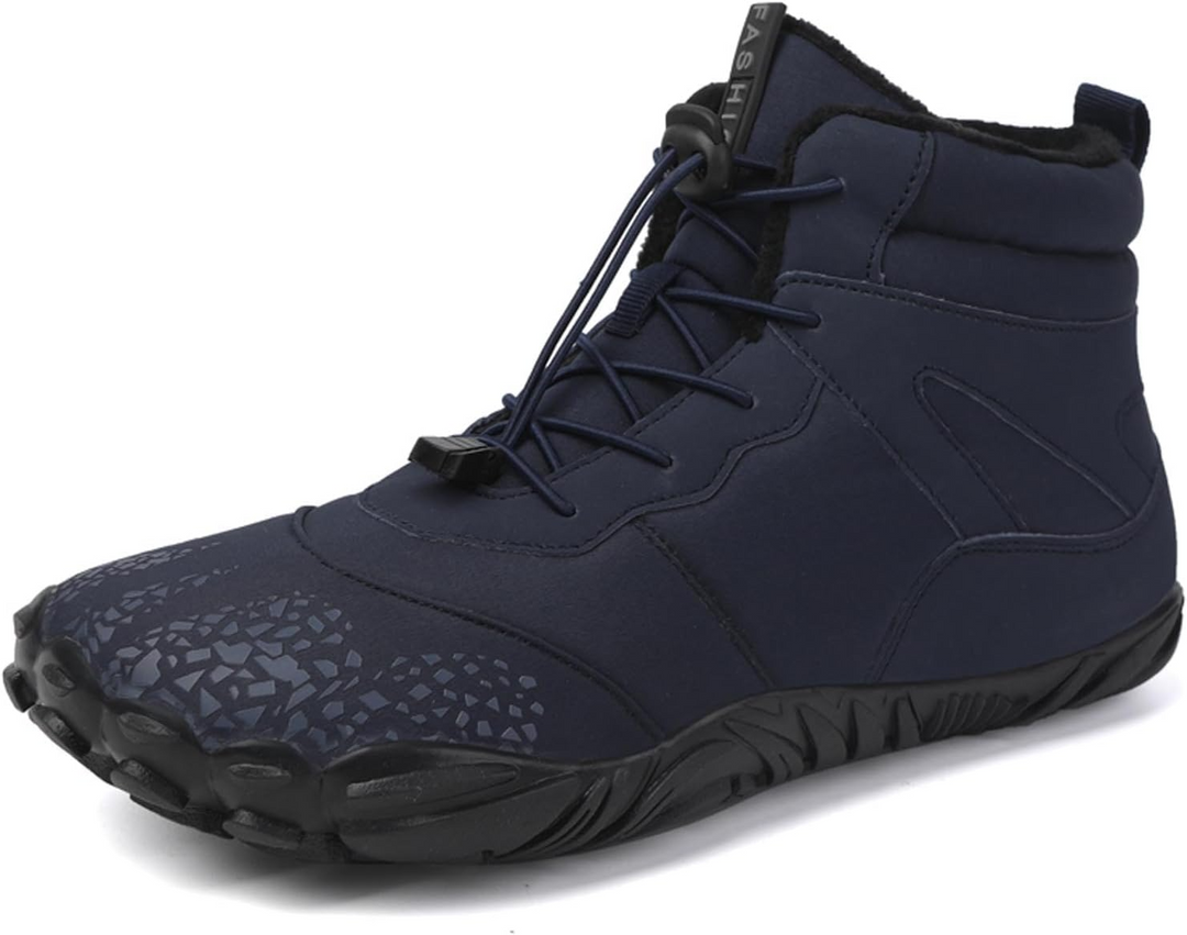 Chaussures pieds nus unisexe Arctic Contact, confort et légèreté pour marche et course hivernale.