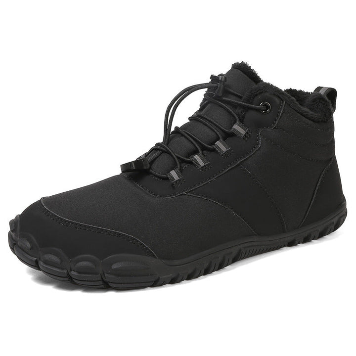 Confort pieds nus ultime : chaussures hiver unisexes, chaudes, imperméables et souples pour le grand air.