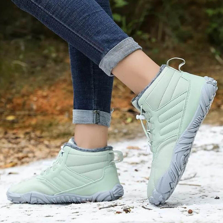 Chaussures pieds nus imperméables unisexes, confortables et chaudes, parfaites pour l'hiver et l'extérieur.