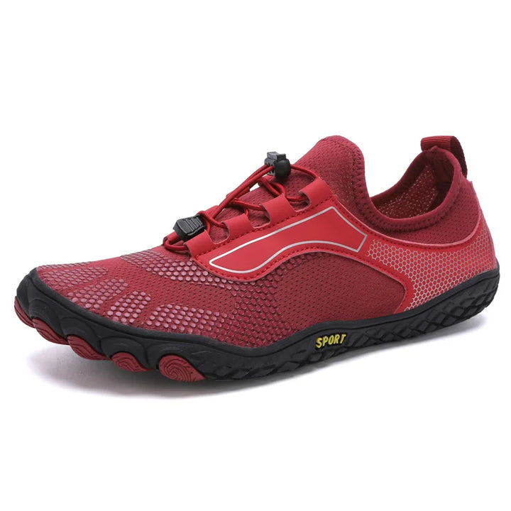 Chaussures pieds nus ORTHOPECA à adhérence maximale, parfaites pour les sports nautiques et aquatiques. Confort unisex.