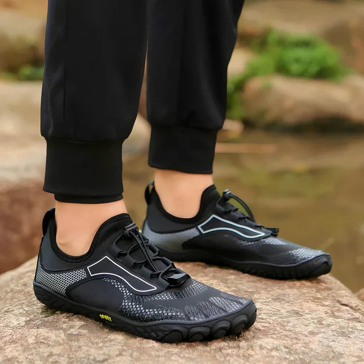 Chaussures aquatiques ORTHOPECA unisexes antidérapantes, parfaites pour la plage, la natation et les sports nautiques.