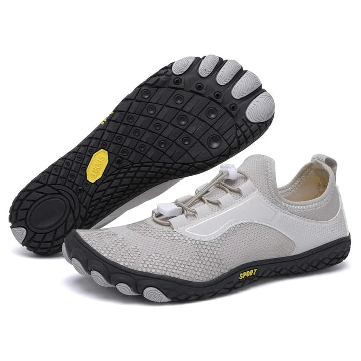 Chaussures de sport unisexes légères, sensation pieds nus améliorée pour le yoga, la marche et la plage. Antidérapantes.