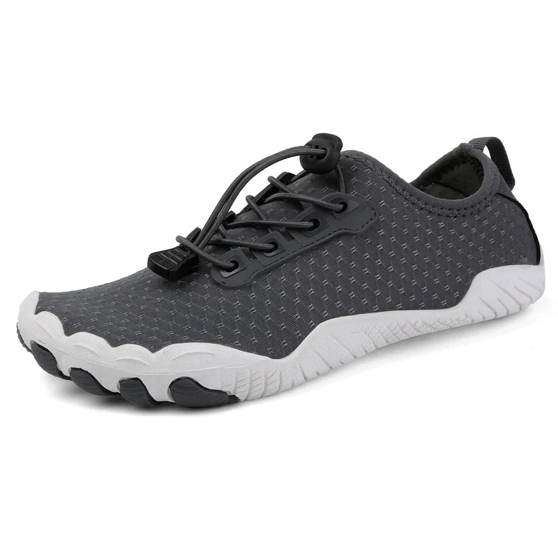 Chaussures pieds nus unisexes pour randonnée et trail. Confort minimaliste pour l'extérieur.