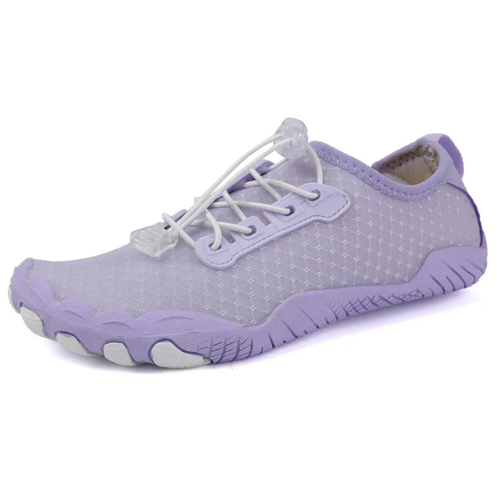 Chaussures pieds nus unisexes, confortables, souples, respirantes pour randonnée et trail.