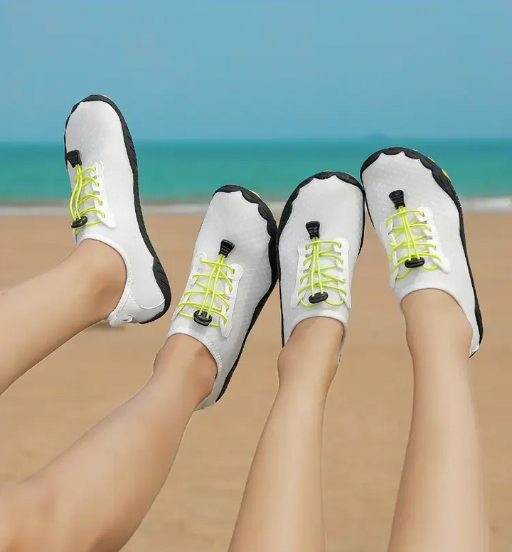 Chaussures pieds nus souples et respirantes pour hommes et femmes, idéales pour la randonnée et le trail.