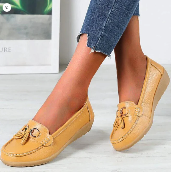 Chaussures mode femme Vivienne, flats orthopédiques confortables pour le quotidien.
