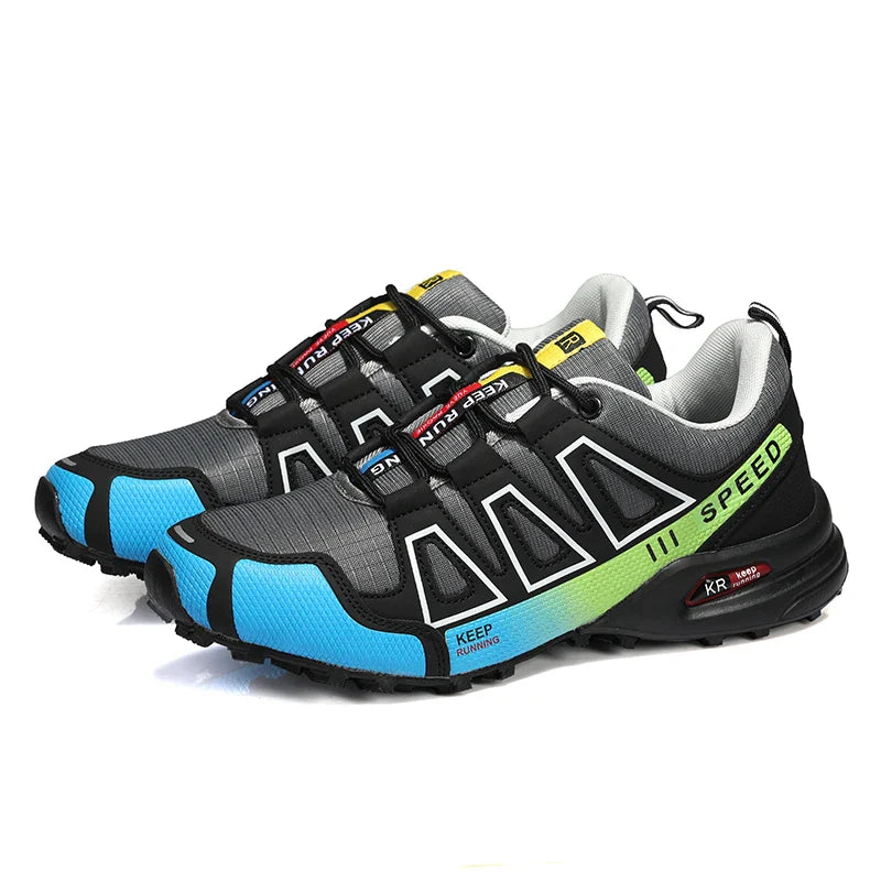 Chaussures randonnée homme, confort orthopédique, semelle antidérapante, adhérence parfaite.