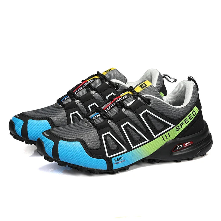 Chaussures randonnée homme, confort orthopédique, semelle antidérapante, adhérence parfaite.
