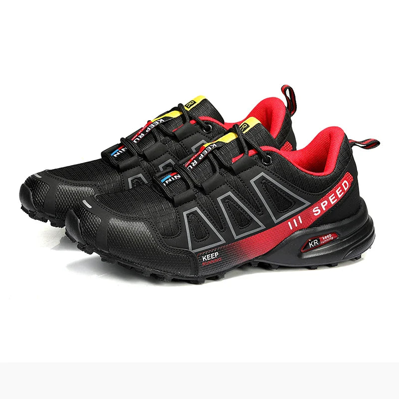 Chaussures randonnée homme, confort orthopédique, semelle antidérapante, adhérence parfaite.