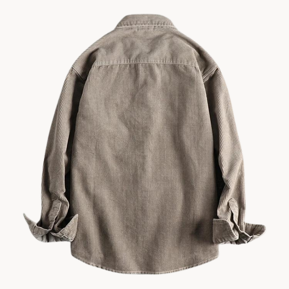 Vêtement homme : chemise longue manche texturée, élégante et confortable, pour look masculin quotidien.