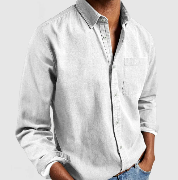 Chemise en coton pour femme, élégance vintage, plusieurs coloris, style professionnel et décontracté, détail raffiné.