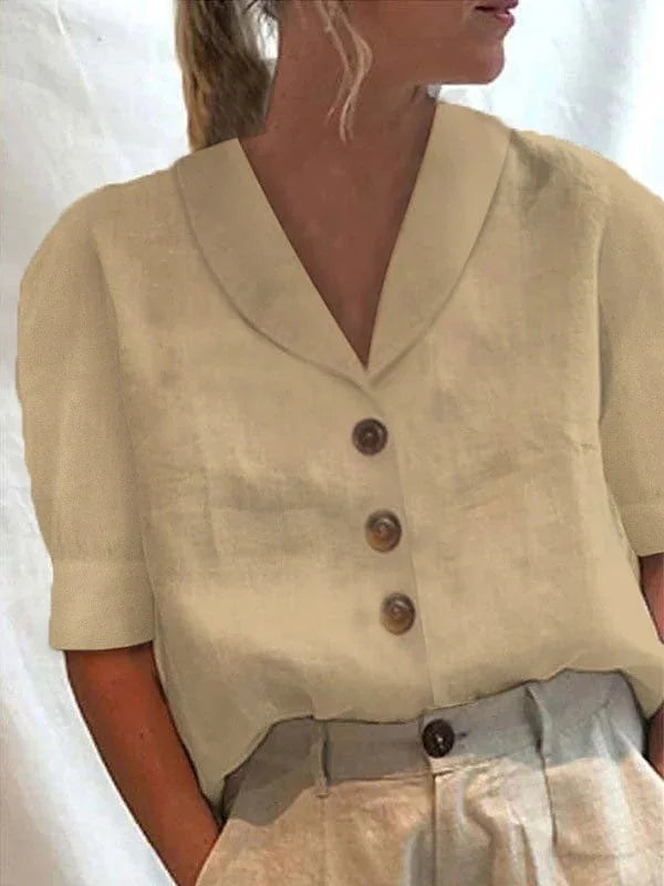 Chemise femme décontractée, coupe confortable et élégante.  Tissu doux, idéale pour toutes occasions.