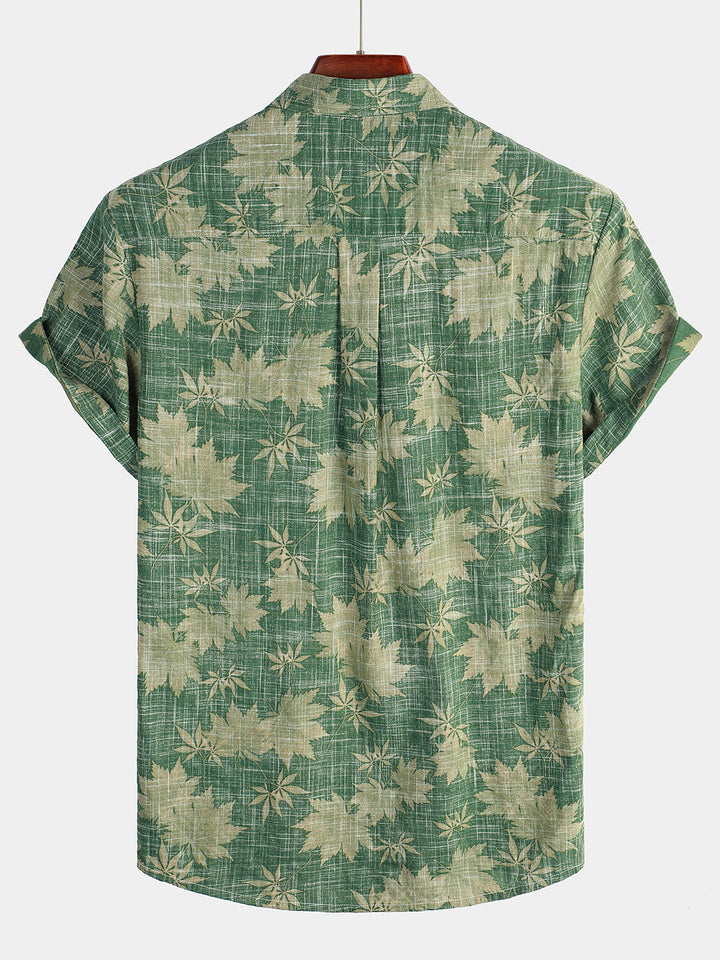 Chemise homme vacances: style hawaïen décontracté, manches courtes, imprimé tropical coloré pour l'été.