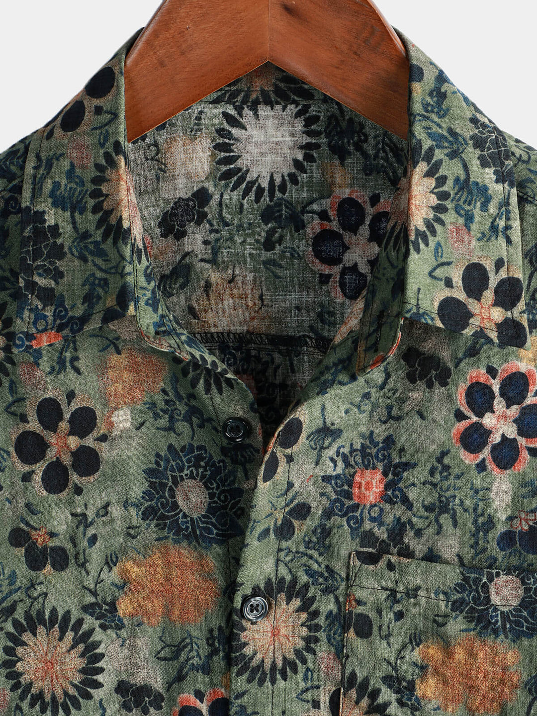 Chemise boutonnée décontractée homme, parfaite pour la plage, l'été et les soirées tropicales.