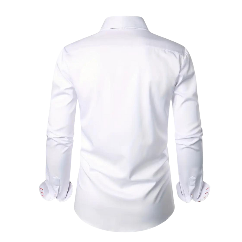 Chemise homme élégante à motif paisley, tissu haut de gamme, coupe ajustée, idéale événements formels et semi-formels.