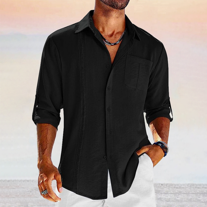 Chemise homme élégante, coupe impeccable, tissu de qualité.  Style polyvalent, tailles S-XXL.