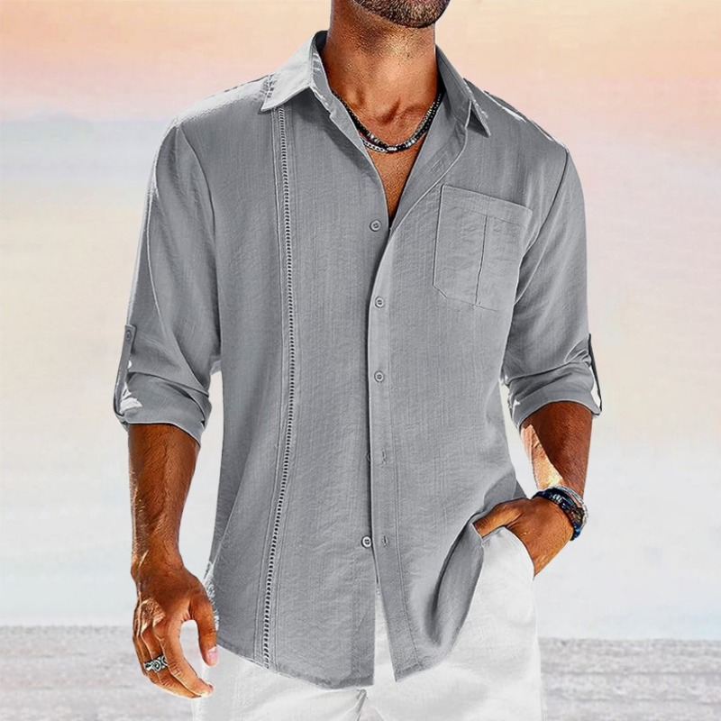 Chemise homme élégante, coupe impeccable, tissu de qualité.  Style polyvalent, tailles S-XXL.
