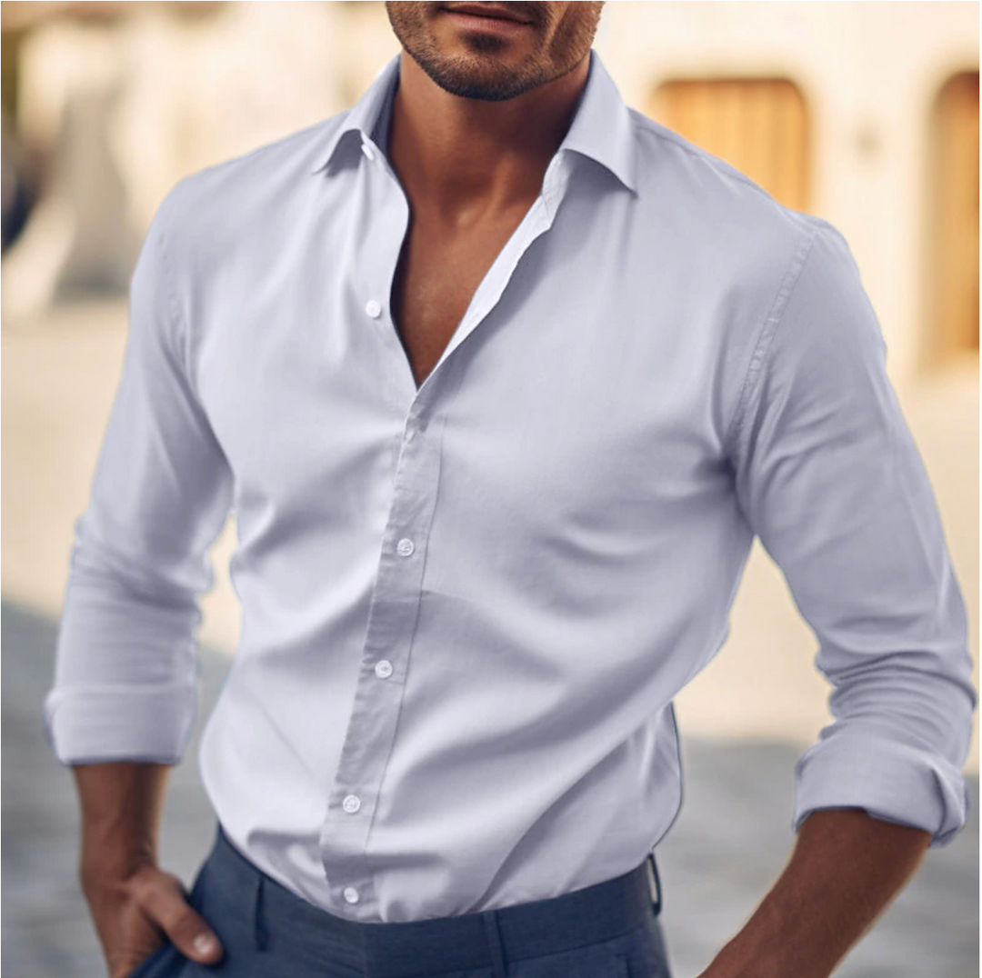 Chemise homme élégante, coupe moderne, plusieurs couleurs.  Tissu de qualité, confort optimal.