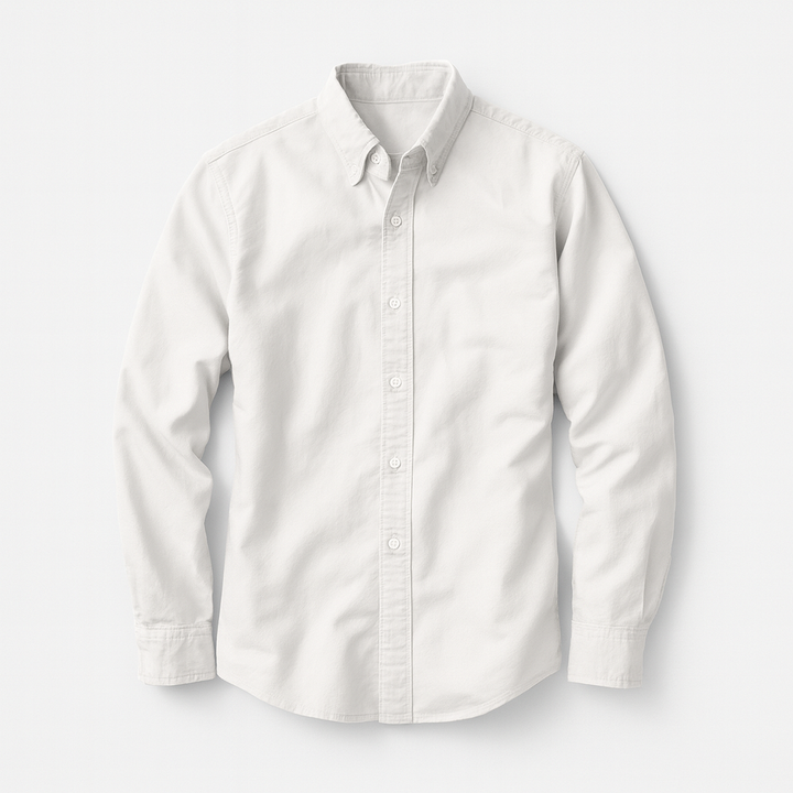 Chemise homme élégante à boutons, manches longues, idéale pour l'automne. Style classique et confort masculin.