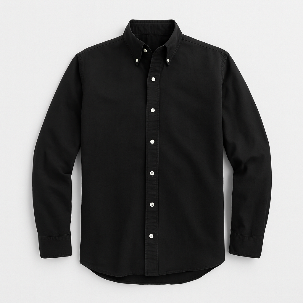 Gros plan sur les boutons d'une chemise homme élégante et décontractée, tissu doux, parfaite pour l'automne.
