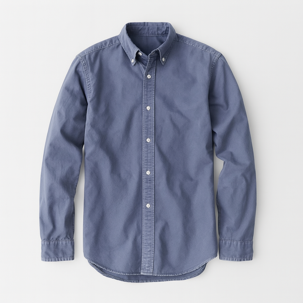 Chemise homme polyvalente à boutons, manches longues, pour un look élégant ou décontracté. Vêtement automne confortable.