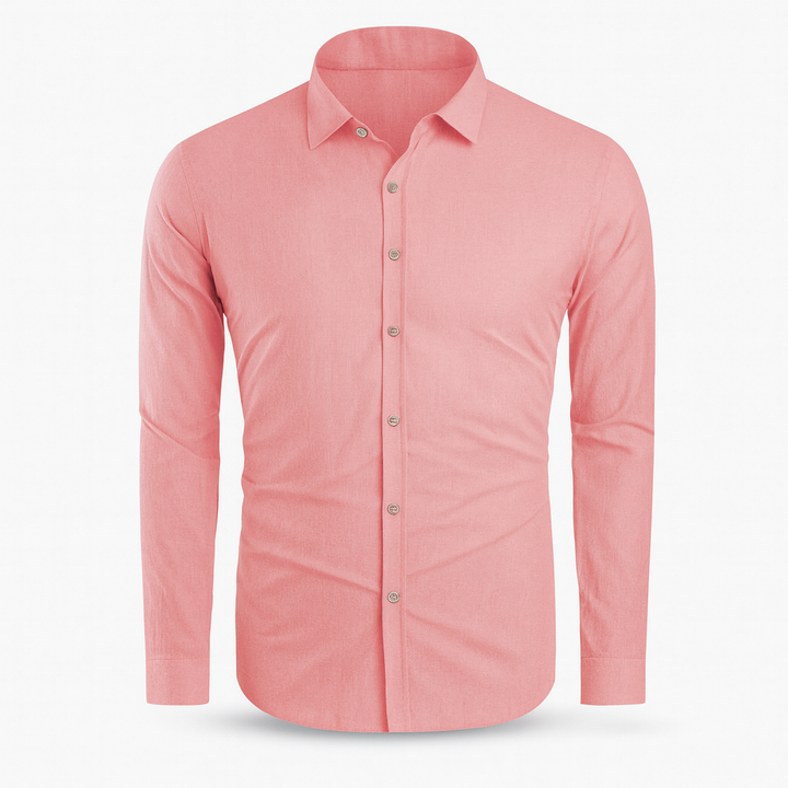 Chemise homme élégante et respirante. Idéale pour un look d'été décontracté et confortable.