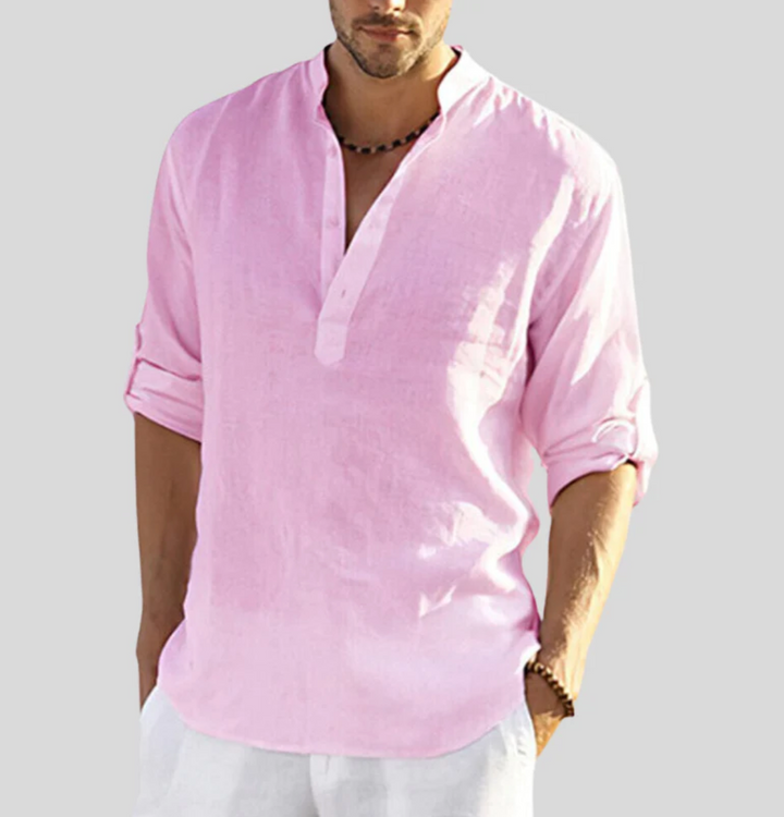 Chemise homme été élégante, manches courtes respirantes. Polyvalente pour plage, vacances et look décontracté.
