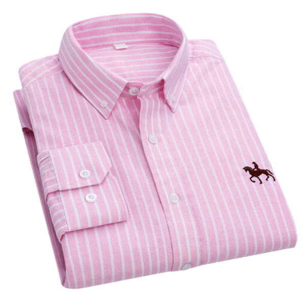 Vêtement homme polyvalent : chemise à manches longues, idéale pour un style chic au bureau ou décontracté.