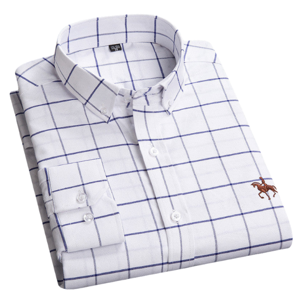 Chemise homme confortable à manches longues, un vêtement doux et élégant pour un style moderne au quotidien.