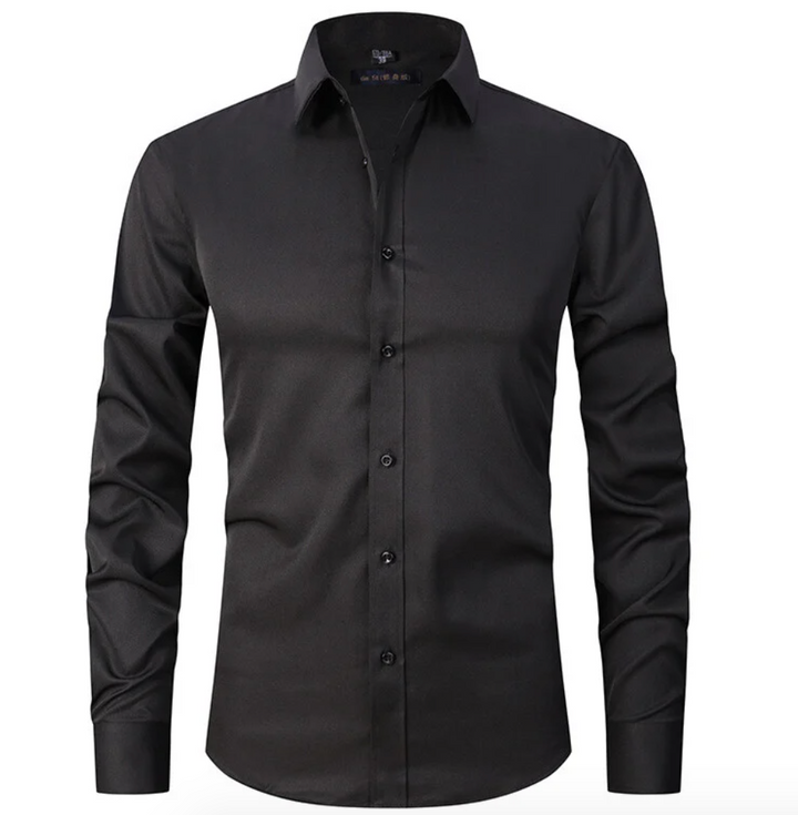 Chemise homme manches longues, extensible, confort et style.  Coupe élégante, idéale pour toutes occasions.